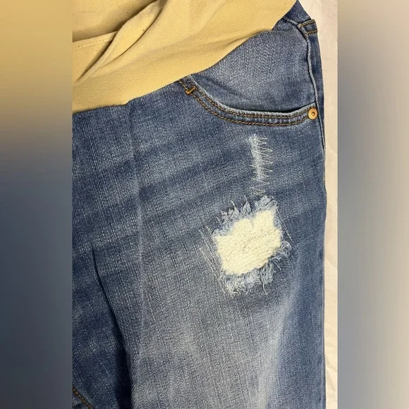 Indigo Blue Women's Maternity Jeans - Picture 6 of 7